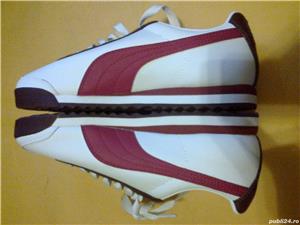 Adidasi noi din piele naturala Puma Roma clasici cu siret nr. 36 si 37 - imagine 3