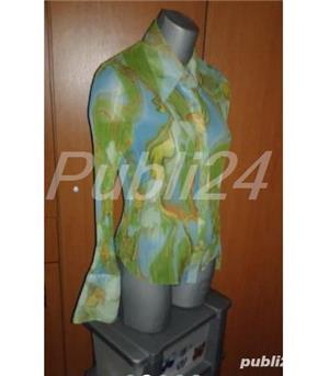 Camasa creponata ,superba , eleganta , semitransparenta , M - imagine 2