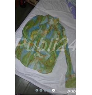 Camasa creponata ,superba , eleganta , semitransparenta , M - imagine 5