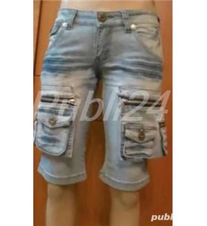Lot Pantaloni blugi 3/4 _ Bermude Jeans Dama/Fete, M - imagine 3