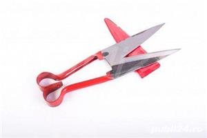 Foarfeca cu maner pentru tuns oi, cu arc dublu si lame drepte, marimea foarfecii fiind de 34 cm,nouă - imagine 6