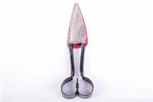 Foarfeca cu maner pentru tuns oi, cu arc dublu si lame drepte, marimea foarfecii fiind de 34 cm,nouă - imagine 5