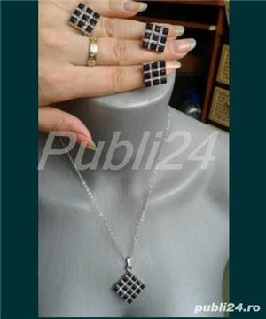 Lot Bijuterii: Set Cercei/Lant+Pandativ/Inel/Bratari/Ceas/Breloc - imagine 4