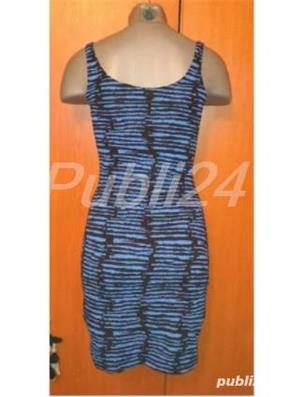 Rochie/Tunica mulata scurta Divided by H&M, negru-albastru - imagine 4