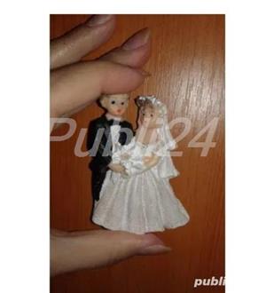 Ornament/ Magnet Frigider personalizat " Mire & Mireasa ", NOU