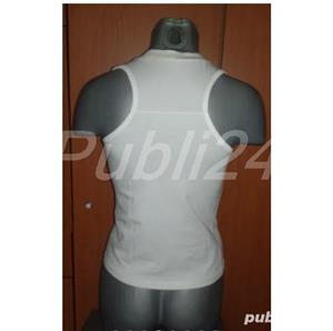 Tricou /Bluza kimono / Maiou alb cu negru Adidas , M - imagine 2