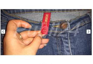 Blugi dama Skinny Jeggings albastri DenimCo UK, M - imagine 4