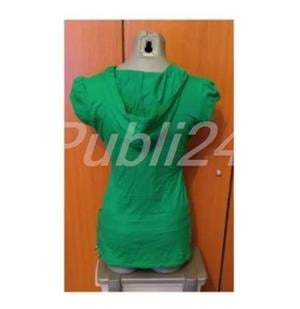 Tunica/ Bluza verde cu gluga , Jane Norman UK, dama - imagine 2