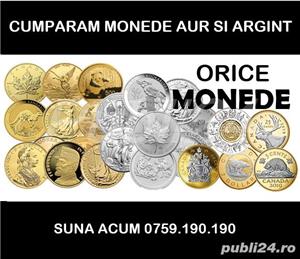 Cumparam monede aur sau argint 500 lei gr orice moneda de valoare
