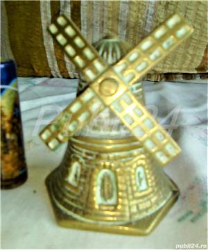 Clopotel vintage moara de vant, din alama Anglia
