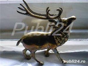 Cerb vintage din alama bronz Anglia