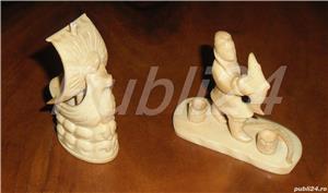 Sculpturi os (barcă și pescar) - Rusia, anii 1970