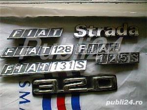 Sigle auto vintage, embleme metalice portbagaj: Fiat 125S 128 131S Strada 320 de la BMW