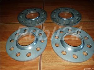 distantiere 5x112 , Ø66,5mm , Audi VW Porsche , H&R 2055668 , 10mm , 20mm per punte  - imagine 2