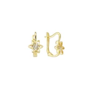 Cercei aur galben copii floricele - DA465