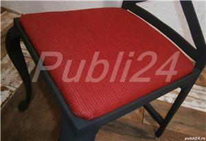 REDUCERE-Scaun vechi din fonta, negru, designer italian (Mobila Metal Chair) - imagine 3