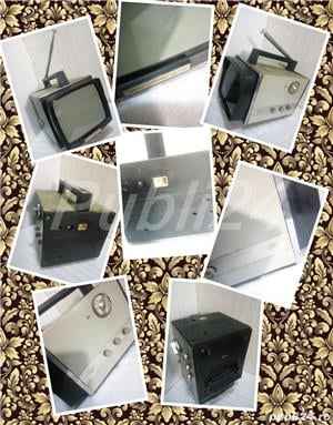 Televizor vintage alb negru portabil rusesc foarte rar