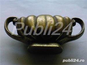 Amfora, vas grecesc din alama, bronz masiv vintage Anglia