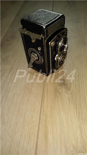 Vintage: Aparat foto Rolleiflex, cu toc piele - imagine 2