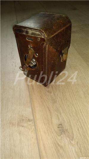 Vintage: Aparat foto Rolleiflex, cu toc piele - imagine 4