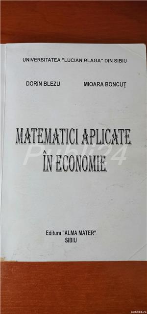 Matematici aplicate in economie  Universitatea Lucian Blaga Sibiu