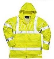Vand lot 10 scurte reflectorizante galben neon marimi MARI,jachete lungi reflectorizante POLITIE,TIR - imagine 2