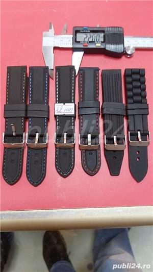 Curele Ceas Silicon 22mm - imagine 6