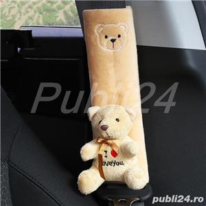 Protectie centura siguranta auto pentru copii, husa umar plus - imagine 4