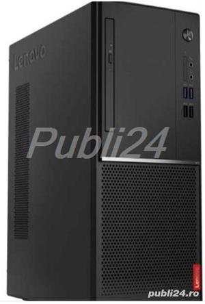 Sistem Desktop Lenovo, nou, cu windows 10 Pro preinstalat, monitor LCD 22" Philips