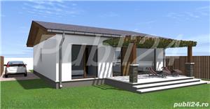 Vand proiect DTAC, arhitectura + structura, pentru o casa Parter, pret 899 Euro - imagine 5