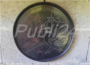 Ornament vechi ceramica neagra