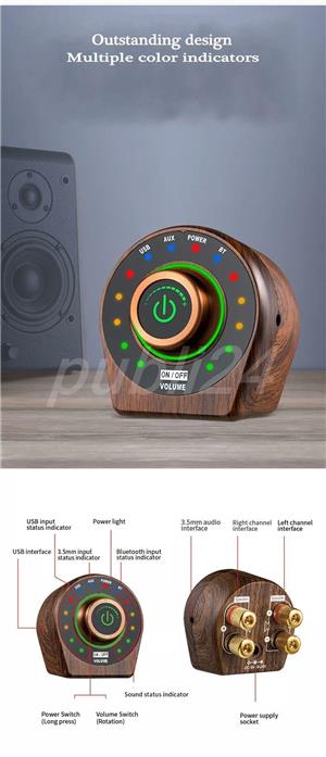 Amplificator HiFi 2x50W  TPA3116  Bluetooth 5 - imagine 9