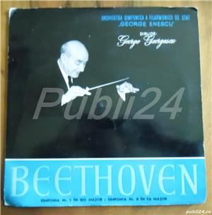Disc vinil - Beethoven - Simfoniile 1, 8 - dirijor George Georgescu - imagine 1