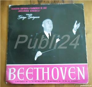 Disc vinil - Beethoven - Simfoniile 2, 9 - dirijor George Georgescu