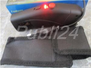 Electrosoc 1000KV din aluminiu acumulator intern, buton 3 pozitii ON pentru aprindere lanternei OFF  - imagine 7