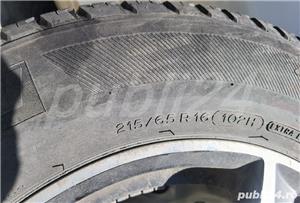 Jante de aluminiu + cauciucuri Michelin 215/65/15(distanță prezoane 5x100) - imagine 4