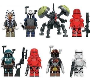 Set 8 Minifigurine tip Lego Star Wars cu Buzz Droid si Ahsoka Tano