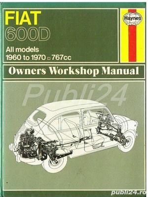 Manuale Haynes auto clasice: Fiat 850, Fiat 600D, manual reparatii Autobooks, Intereurope - imagine 10