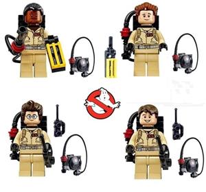 Set 4 Minifigurine tip Lego Ghost Busters