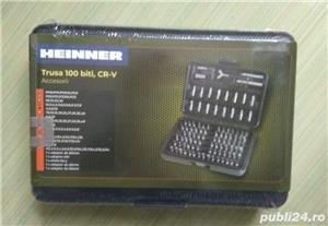 Trusă HEINNER cu 100 biți, CR-V. Nouă, sigilată - imagine 3
