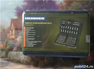 Trusă HEINNER cu 100 biți, CR-V. Nouă, sigilată