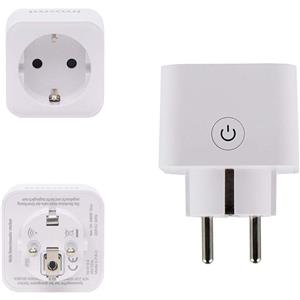 Priza wireless programabila, control smartphone, putere 3500W, 16A, functie temporizator, design com - imagine 2