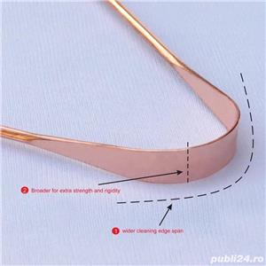 Racleta cupru pt curatat limba - tongue cleaner - imagine 4