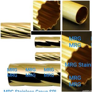 Profil alama profile L T U alama cornier alama teava platbanda tabla bara aluminiu cupru inox bronz - imagine 2