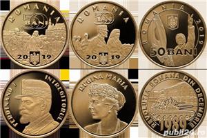 monede jubiliare 50 bani 2019 - 5 buc.