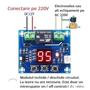 Modul senzor umiditate sol cu releu pt sistem irigatie automat controler irigare - imagine 4