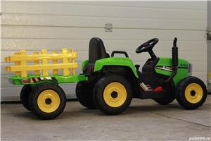 Tractor electric cu Remorca si  Telecomanda - imagine 3