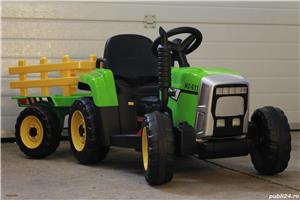 Tractor electric pentru copii Kinderauto BJ-611 70W 12V cu Remorca si RC 