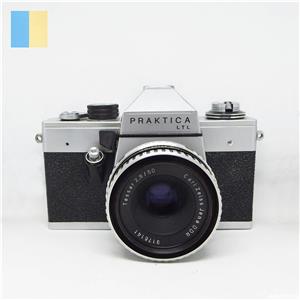 Praktica LTL cu obiectiv Carl Zeiss Jena Tessar 50mm f/2.8 montura M42 in etui