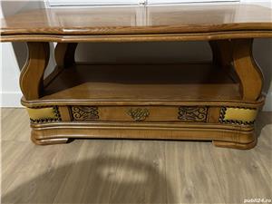 Fotolii din stejar si piele naturala  - imagine 5